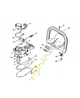Couvercle du reducteur stihl réf : 4228-641-0400