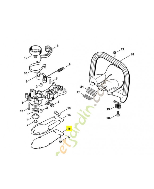 Couvercle du reducteur