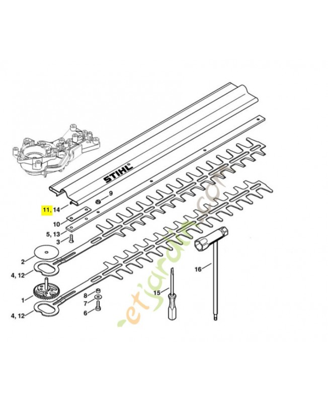 Protege couteau 450mm