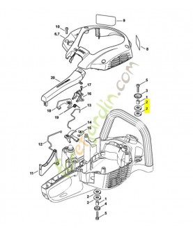 Jeu de butoir annulaire