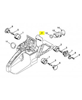 Butoir d'arret stihl réf 1125-791-2805