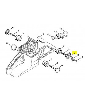 Bouchon 1125-791-7300. Pièce détachée Stihl / Vicking