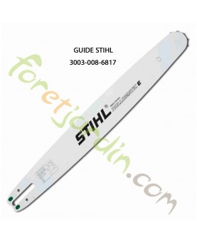 Guide chaine tronconneuse 45 CM  STIHL 3003-008-6817 en stock