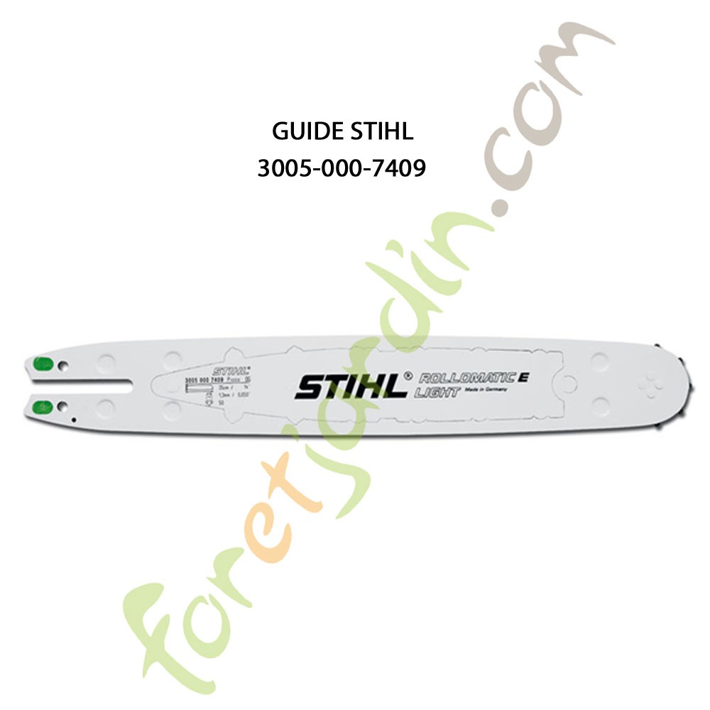 STIHL Guide coupe 35 cm light 3/8" 1,3mm ref 3005 000 7409