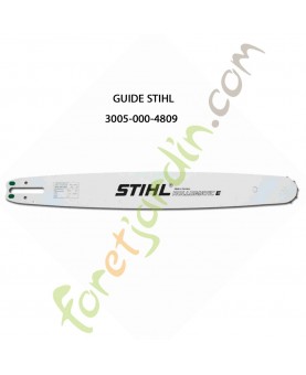 Guide chaine tronconneuse 35 CM Stihl 3005-000-4809 en stock