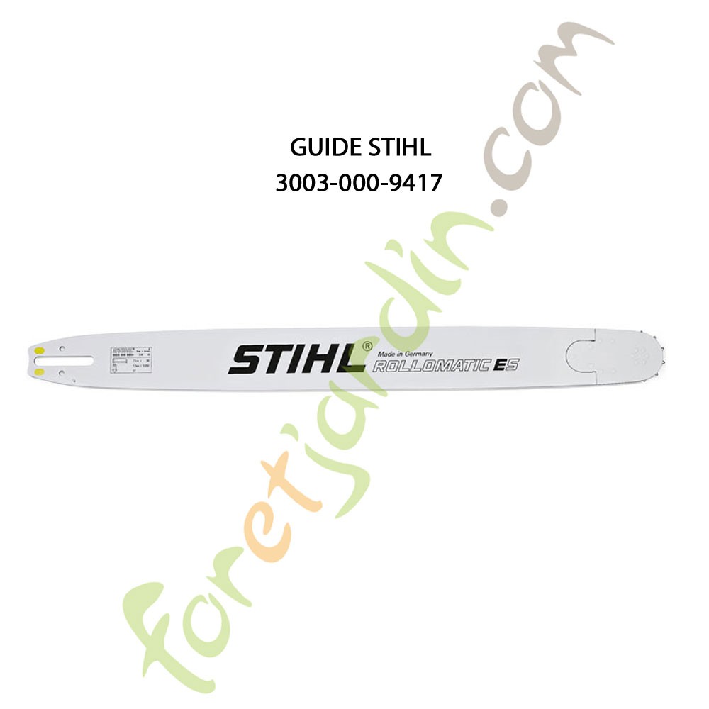 Guide chaine tronconneuse Stihl 3003-000-9417 coupe 45 cm pour stihl