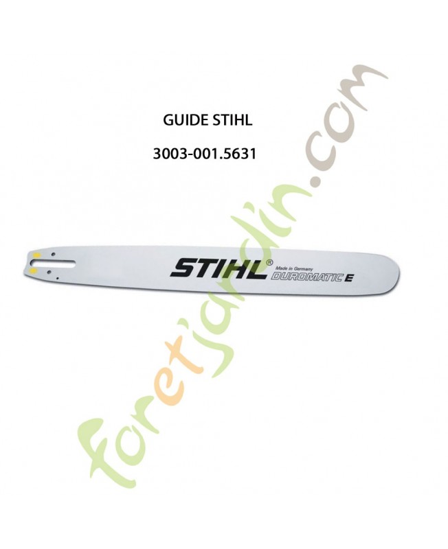 Guide chaine tronconneuse 63 CM Stihl réf. 3003-001-5631