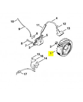 Rotor Stihl réf. 1119-400-1206