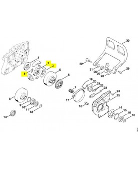 Repère 2 à 4 Embrayage