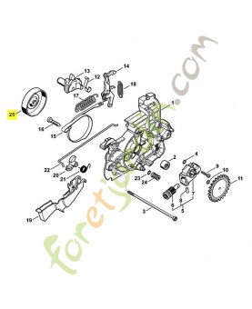 Tambour de frein Stihl réf.1208-160-2400