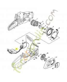 Module électronique 1254-430-1400. Pièce détachée Stihl / Vicking