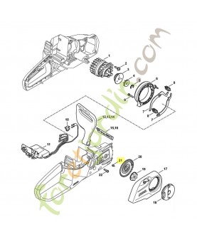 Vis m4x5 9041-319-0600. Pièce de rechange Sithl / Vicking