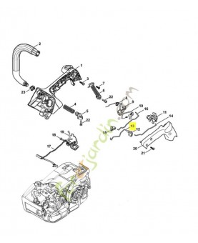 Tringlerie volet demarrage