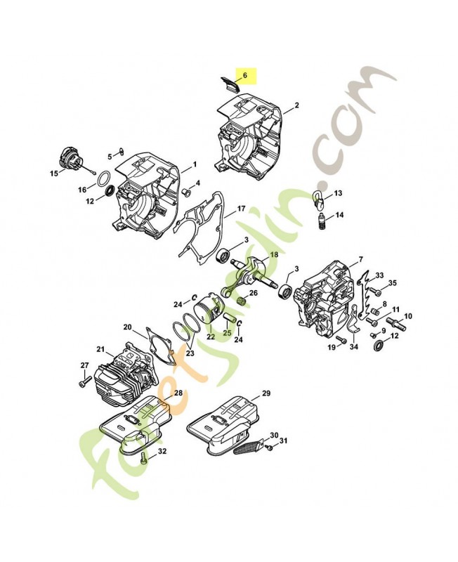 Recouvrement 1145-021-1701. Pièce détachée Stihl / Vicking Recouvrement 1145-021-1701. Pièce détachée Stihl / Vicking