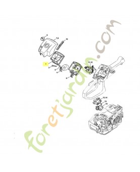 Filtre a air 1145-140-4403. Pièce détachée Stihl / Vicking