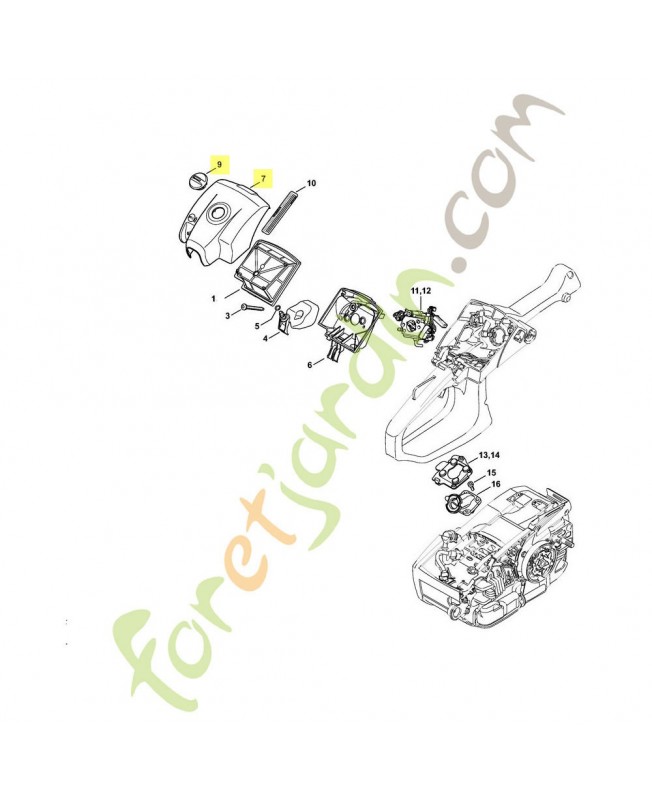 Couvercle filtre a air