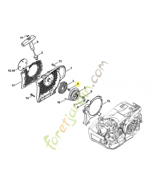 Vis p4x10 9104-003-2960. Pièce de rechange Sithl / Vicking Vis p4x10 9104-003-2960. Pièce de rechange Sithl / Vicking