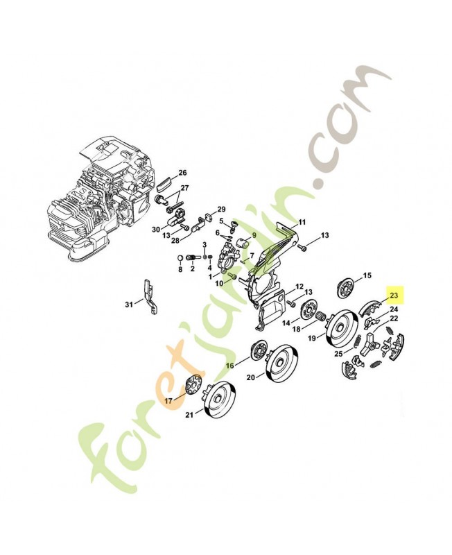 Masselotte 1137-162-0800. Pièce de rechange Sithl / Vicking Masselotte 1137-162-0800. Pièce de rechange Sithl / Vicking