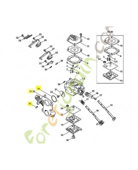 Boitier de volet d'air complet