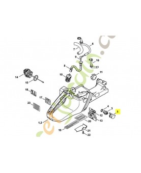 Recouvrement 1138-353-7000. Pièce détachée Stihl / Vicking