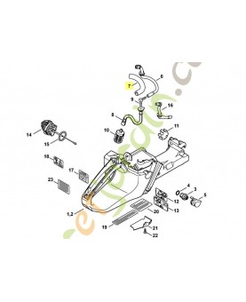 Tuyau carburant 11383587700 . Pièce détachée Stihl / Vicking