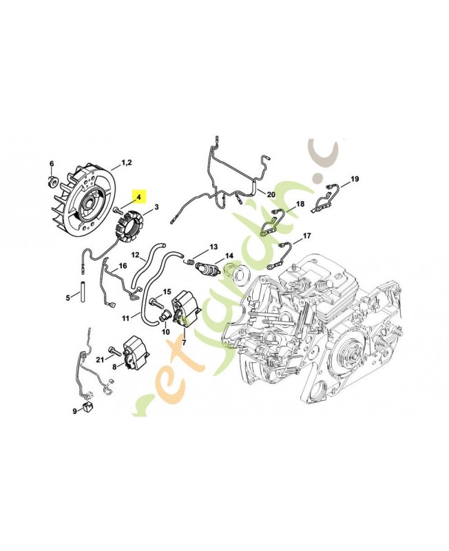 Vis cylindrique is-m4x12