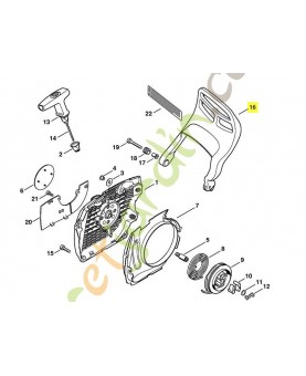 Protege-main ms 441. Pièce détachée Stihl / Vicking référence 1138-790-9101
