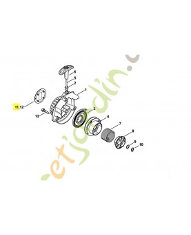 Plaque matricule fs 94c