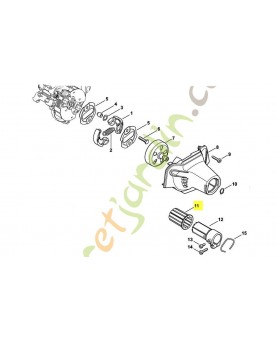 Pièce en caoutchouc 4149-791-9300. Pièce de rechange Sithl / Vicking