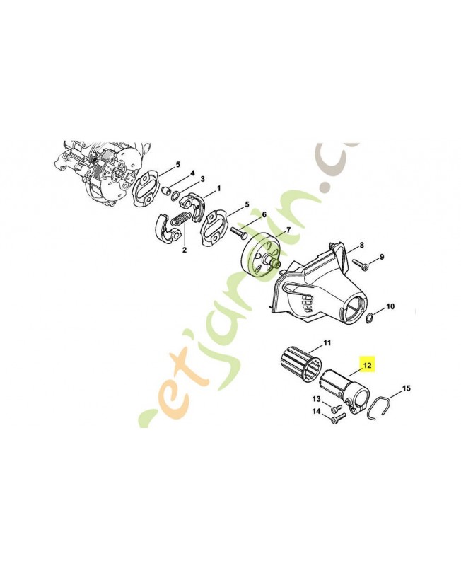 Douille 4149-790-7201. Pièce de rechange Sithl / Vicking