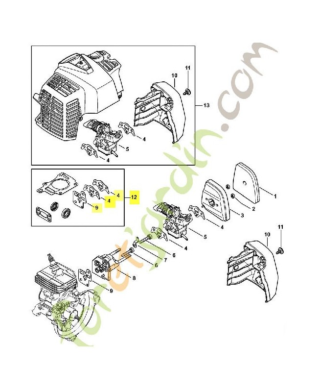 Jeu de joints moteur Jeu de joints moteur
