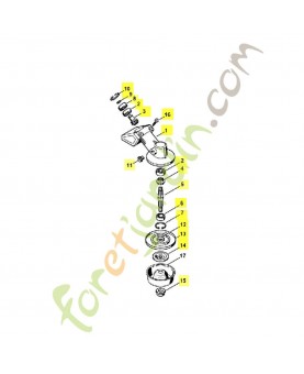 Reducteur fs Stihl Réf : 4137-640-0100