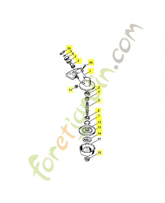 Reducteur fs Stihl Réf : 4137-640-0100