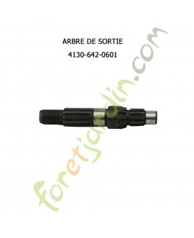 Arbre de sortie