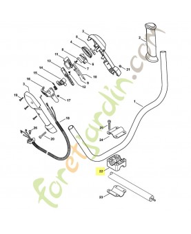 Monture de serrage stihl ref. 4137-791-6800