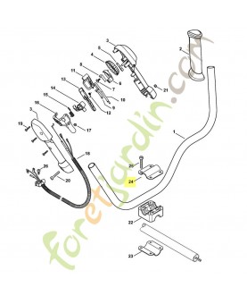 Monture de serrage stihl ref. 4137-791-0900