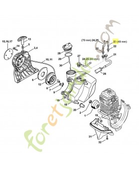 Tuyau Stihl ref. 0000-937-5004