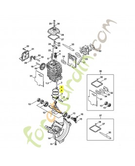 Segment piston d 40x1,2