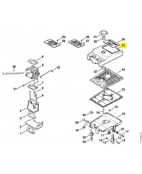 Repère 25 Couvercle