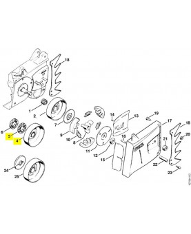 Repères 4 et 5 Pignon