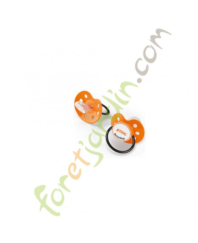 Lot de 2 tétines bébé QuickStop en silicone Stihl réf. 0464-095-0070