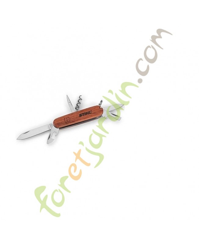 Couteau manche bois stihl