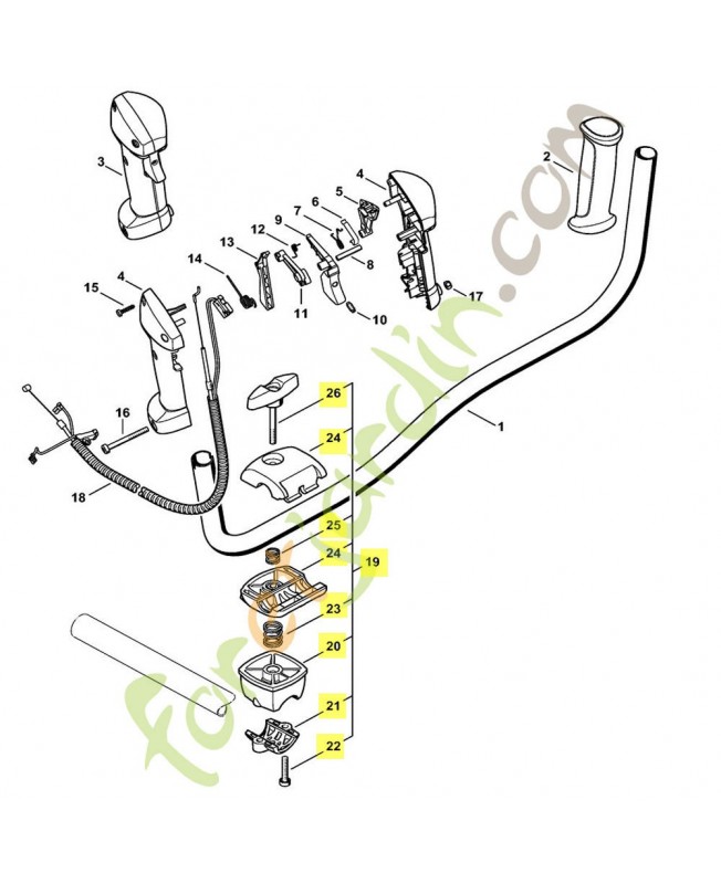 crampon de tube de poignee 4134-790-3200 crampon de tube de poignee 4134-790-3200