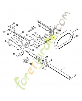 Ecrou 4 pans m5