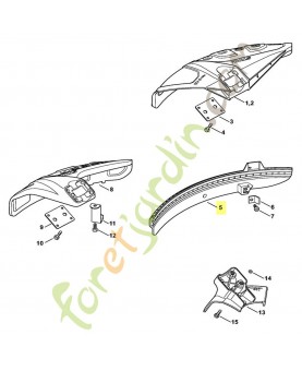 Tablier 4180-716-3200. Pièce détachée Stihl / Vicking