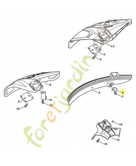 Couteau coupe fil 4180-713-4110. Pièce détachée Stihl / Vicking