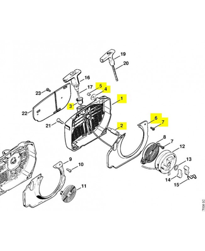 Repères 1 à 7 Carter