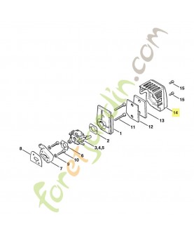Couvercle du filtre 4126-140-1000. Pièce de rechange Sithl / Vicking