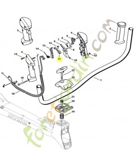 Levier Stihl ref. 4144-182-2801