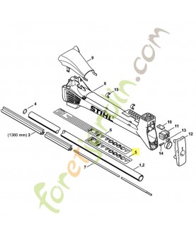 Pictogramme d'avertissement FS Stihl réf. 0000-967-7253